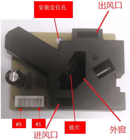 PM2.5红外粉尘传感器模块HPD05